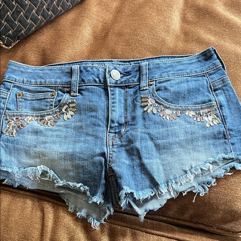 Y2K American eagle jean shorts